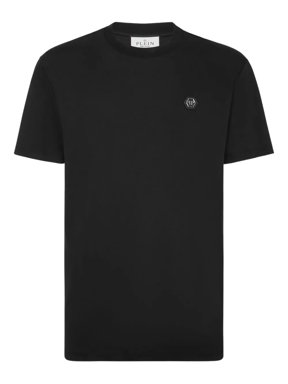 Philipp Plein logo-plaque T-shirt - Schwarz