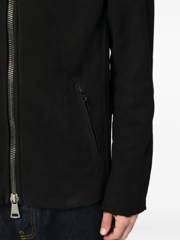 Giorgio Brato フーデッド ジップジャケット | ブラック | FARFETCH JP
