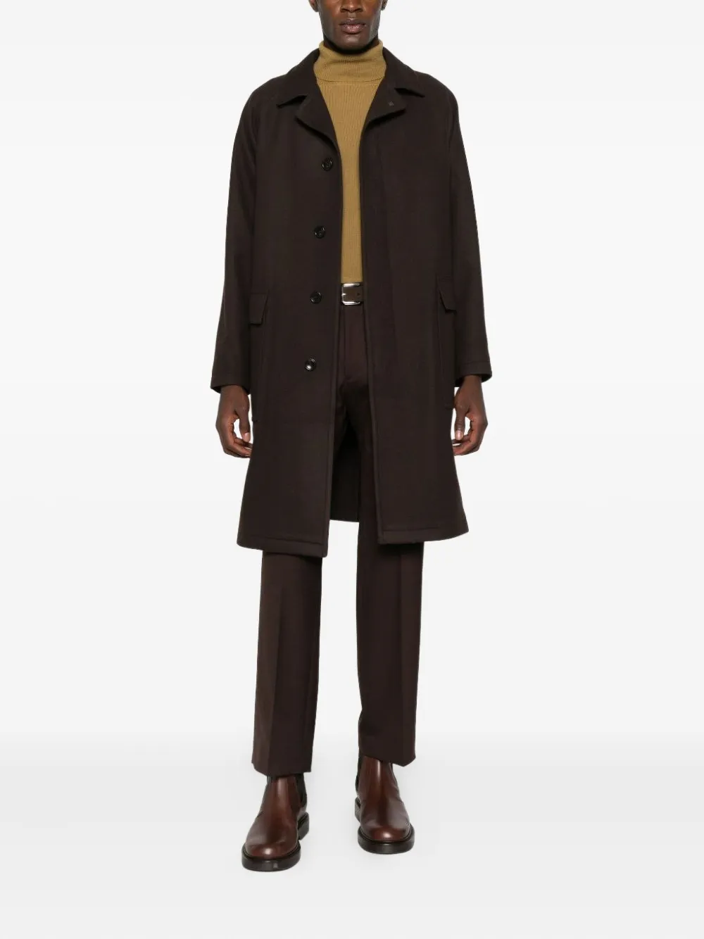 Tagliatore pocket coat | Single Breasted Coats | Image 2