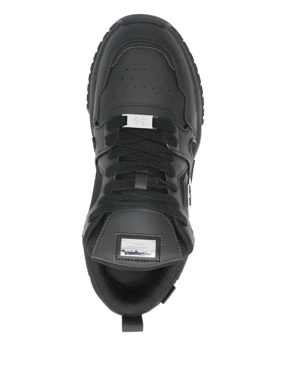 Philipp Plein logo-plaque sneakers Zwart