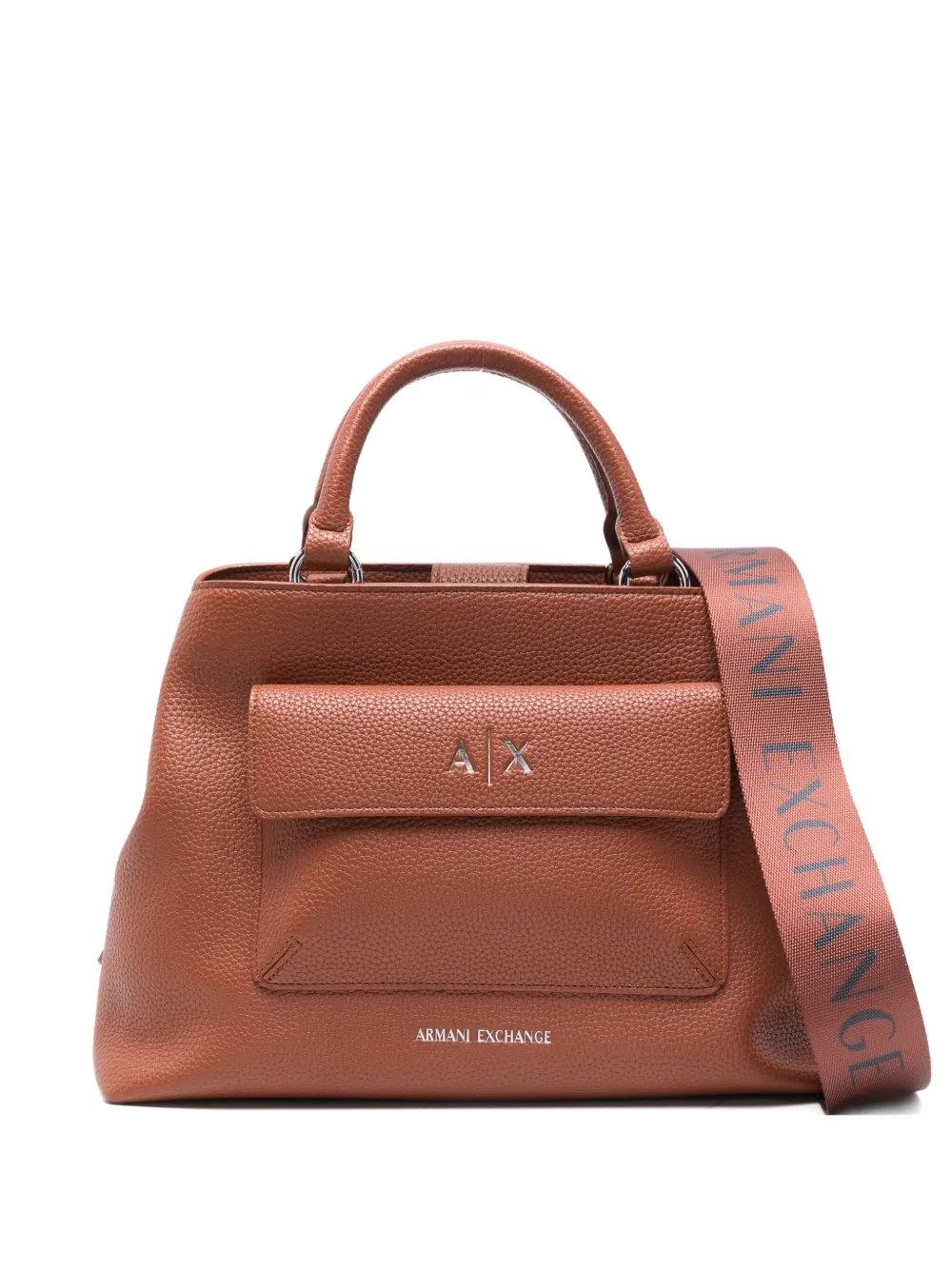 Armani Exchange Shopper met voorzak Bruin