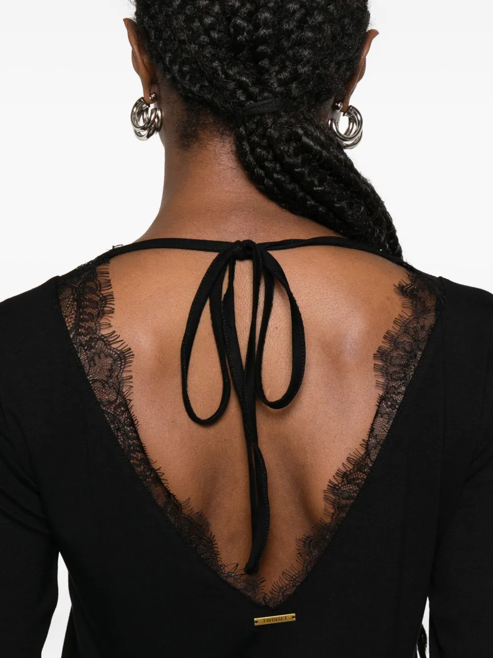 TWINSET Gebreide top Zwart