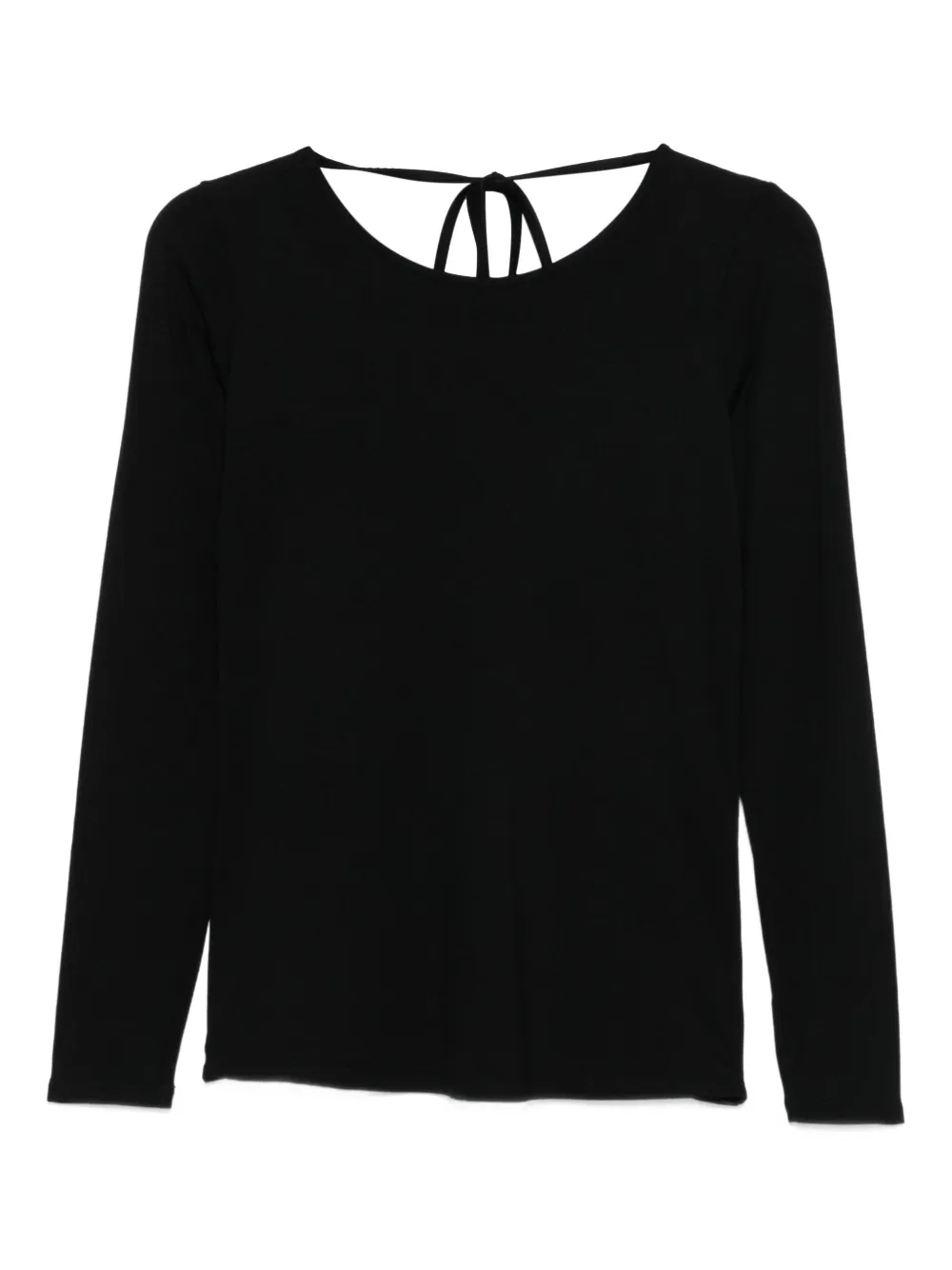 TWINSET tie-back knitted top | Black | Image 1