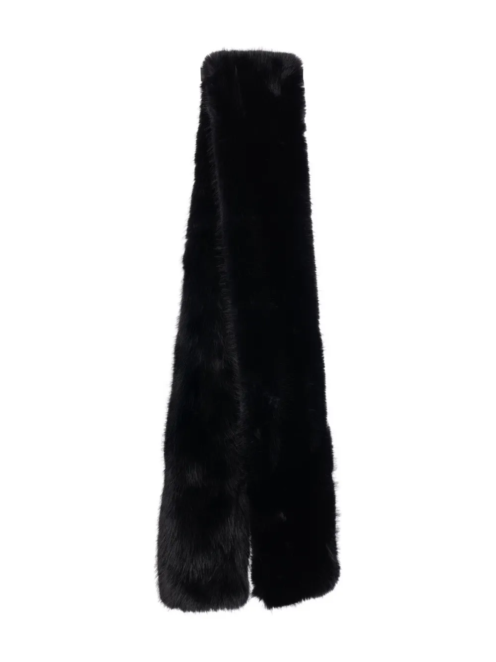 Vaquera Faux-fur Scarf In Black