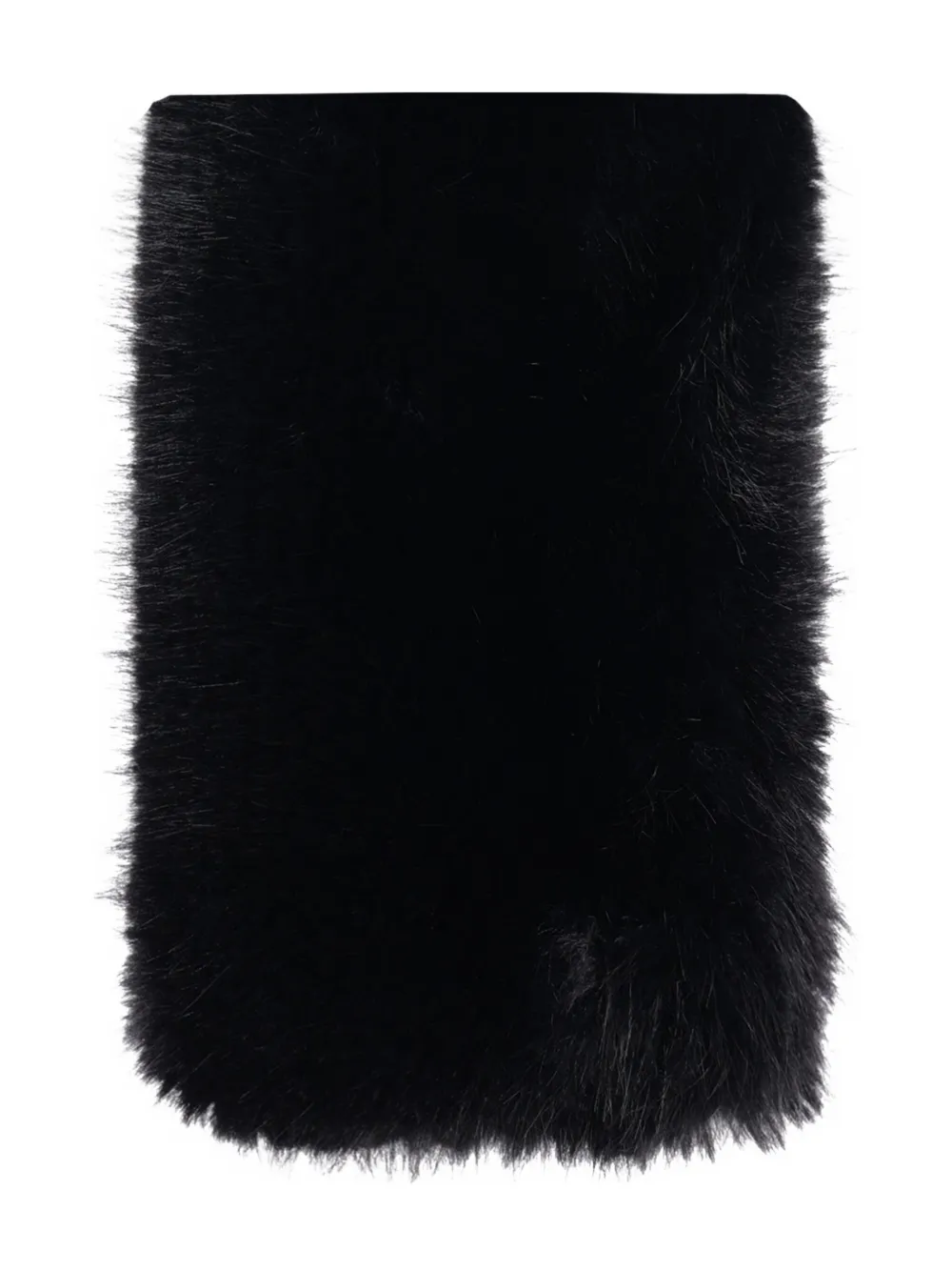 Vaquera Faux-fur Scarf In Black
