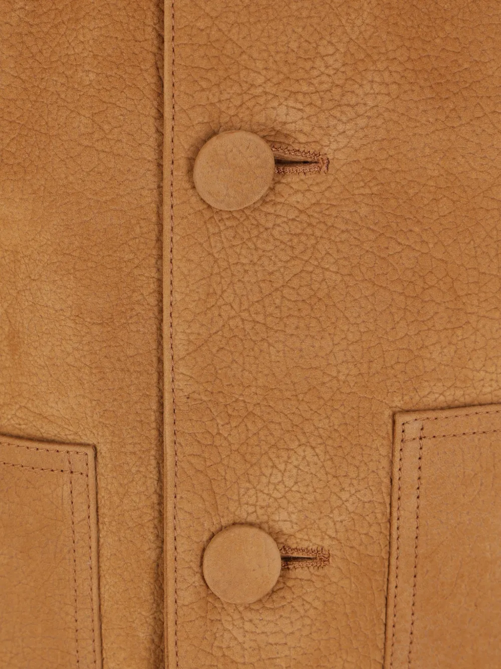 Plan C Jack met lammy kraag en zak Bruin