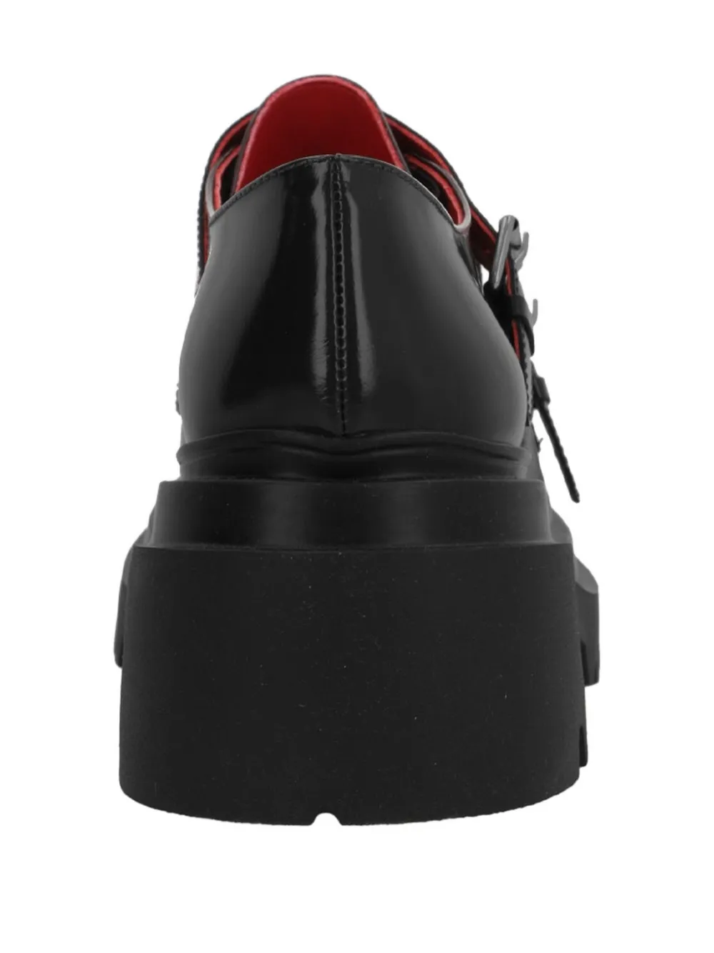 Plan C Leren 60 mm loafers Zwart