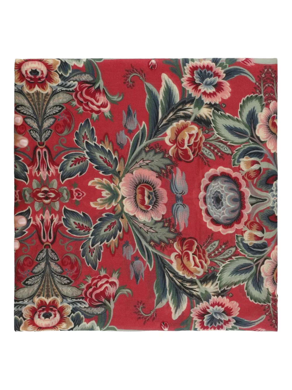 ETRO Sjaal met bloemenprint - Rood