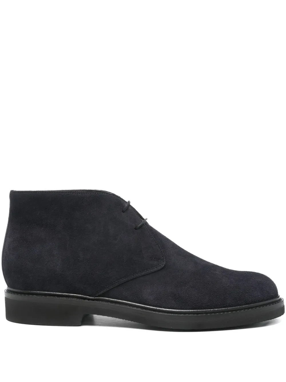 Ortigni lace-up desert boots | Blue | Image 1