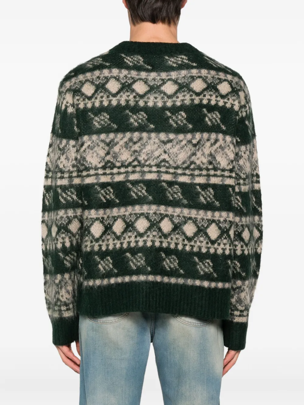 Daily Paper Vest met intarsia-patroon Groen