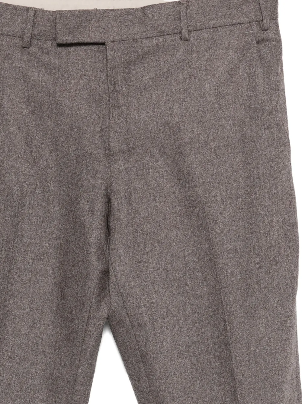 Pt Torino Tapered Tailored Trousers In Gray