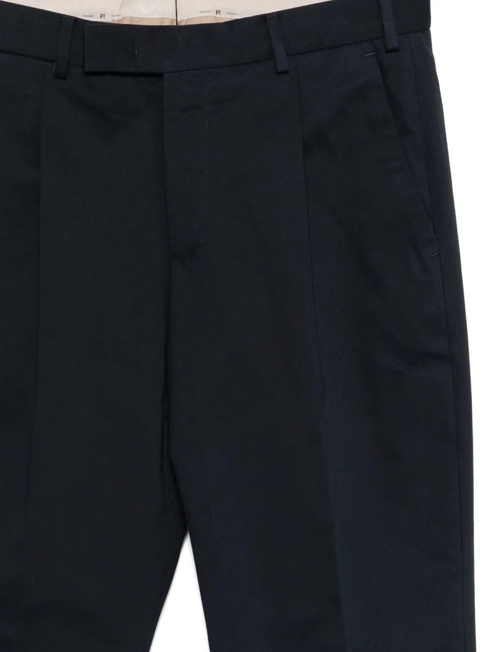 Pt Torino Pleated-front Tailored Trousers In Blue