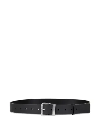 MM6 黒レザー ベルト バックル MM6 Maison Margiela バックル ベルト | ブラック | FARFETCH JP