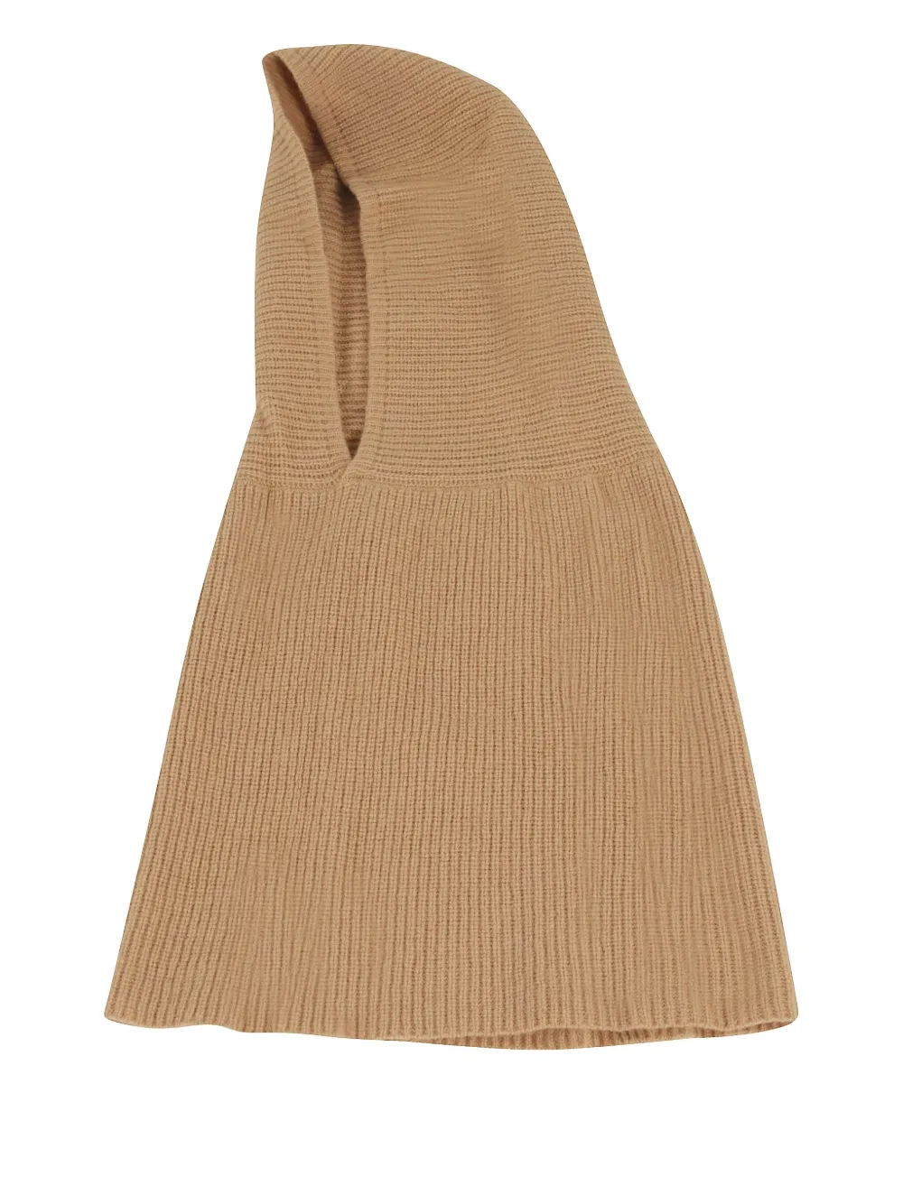 Alysi Ribbed Balaclava In Brown