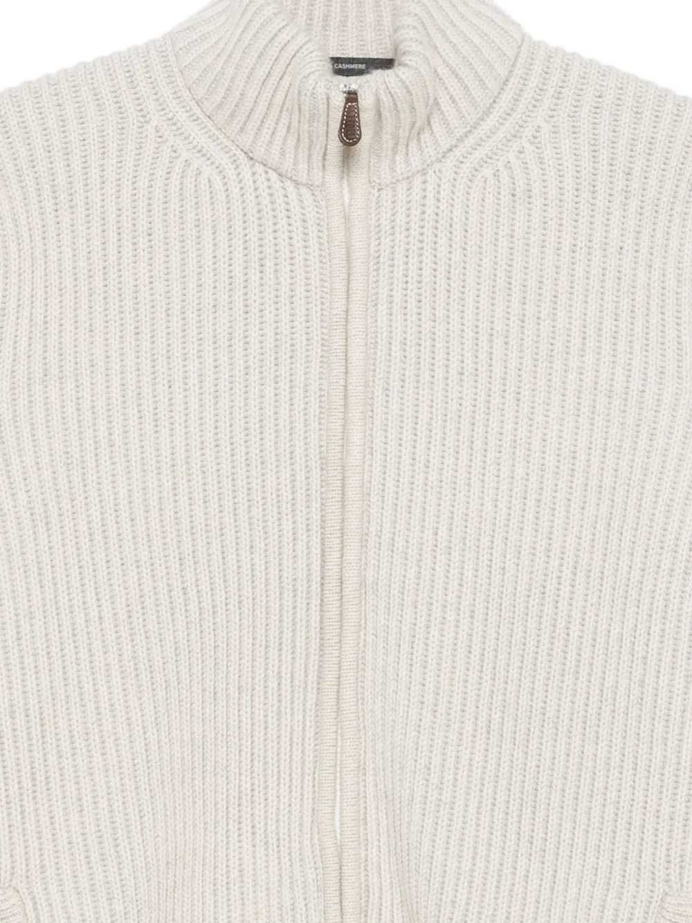 Fedeli Ribgebreid vest Beige