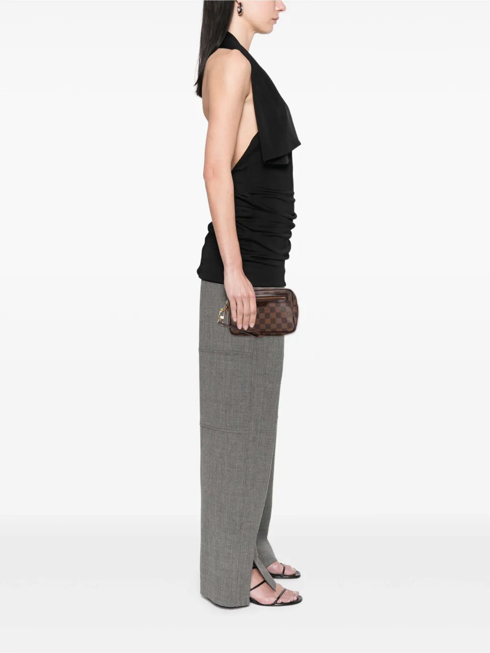 Louis Vuitton Pre-Owned 2011 Damier Ebene Pochette Billets Macao clutch bag | Pre-Owned | Image 2