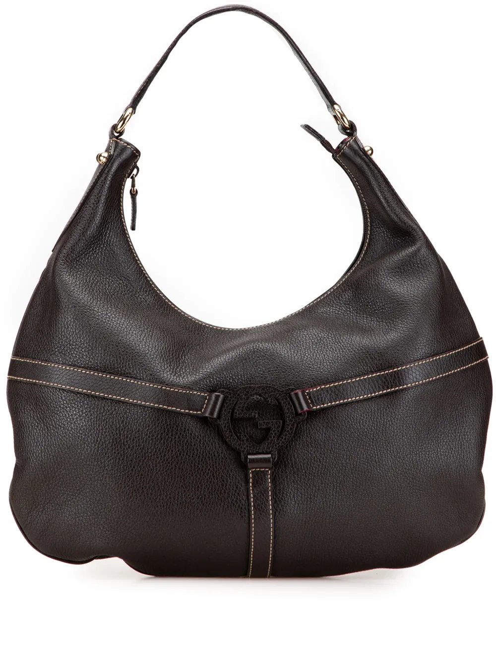 Gucci Pre-Owned 2000-2015 Leather Reins hobo bag | Brown | Image 1