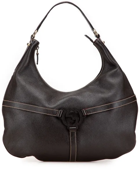 Gucci Pre-Owned 2000-2015 Leather Reins hobo bag