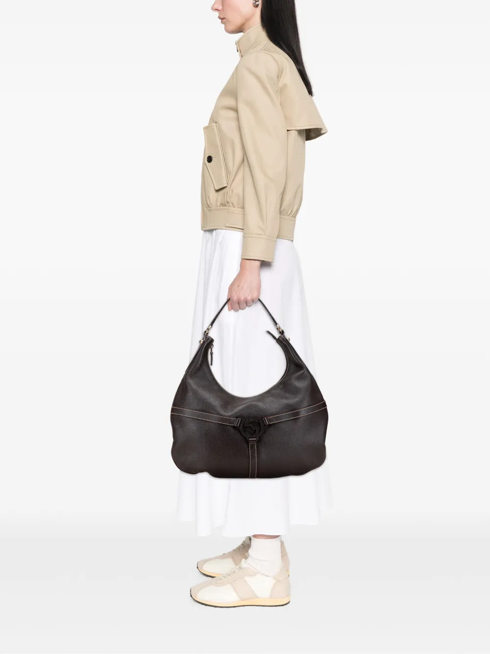 Gucci Pre-Owned 2000-2015 Leather Reins hobo bag | Pre-Owned | Image 2