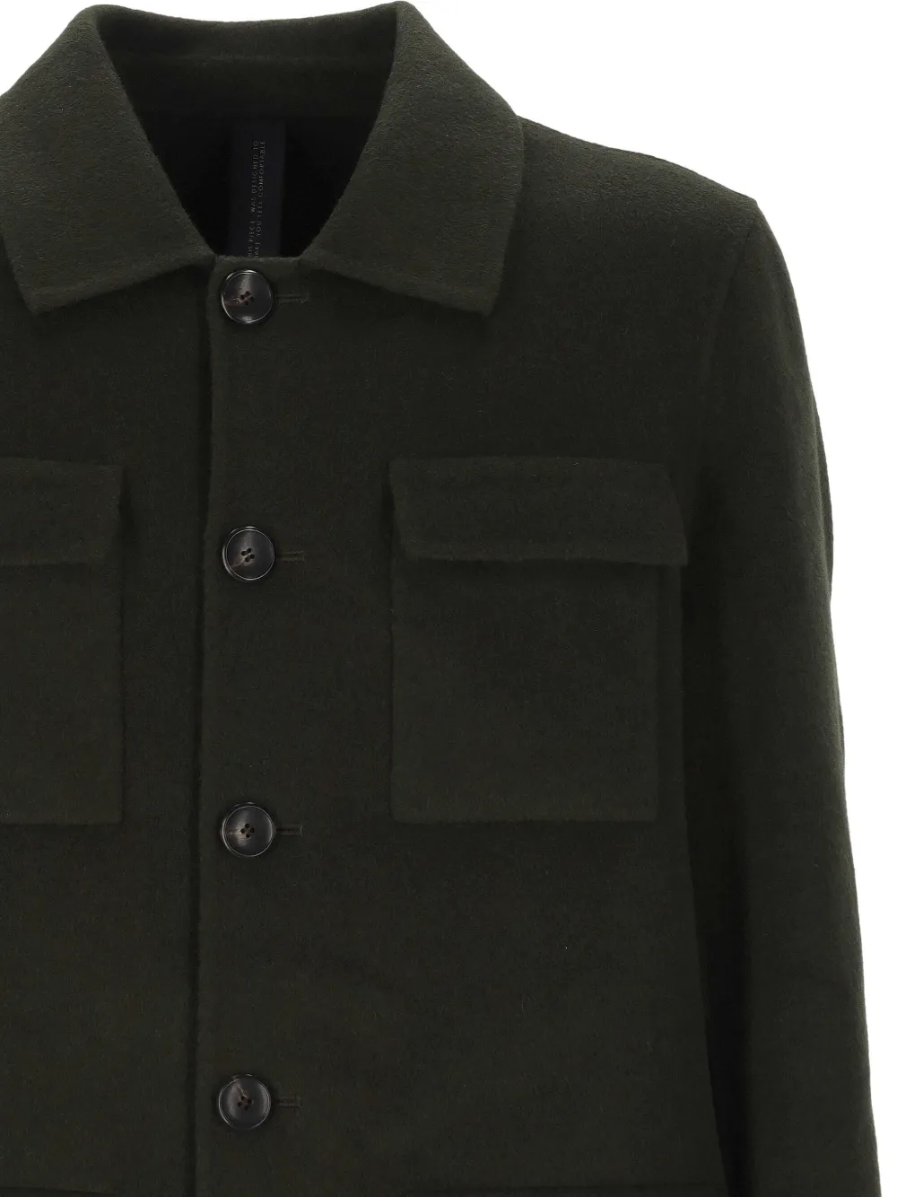 Hōsio Button-up Jacket In Green