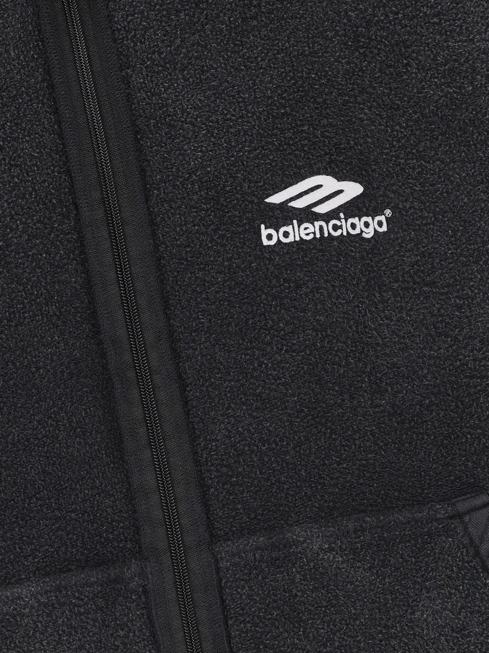 Balenciaga Black Hoodie With Kangaroo Pocket And Logo On The Front In Cotton Man In Black