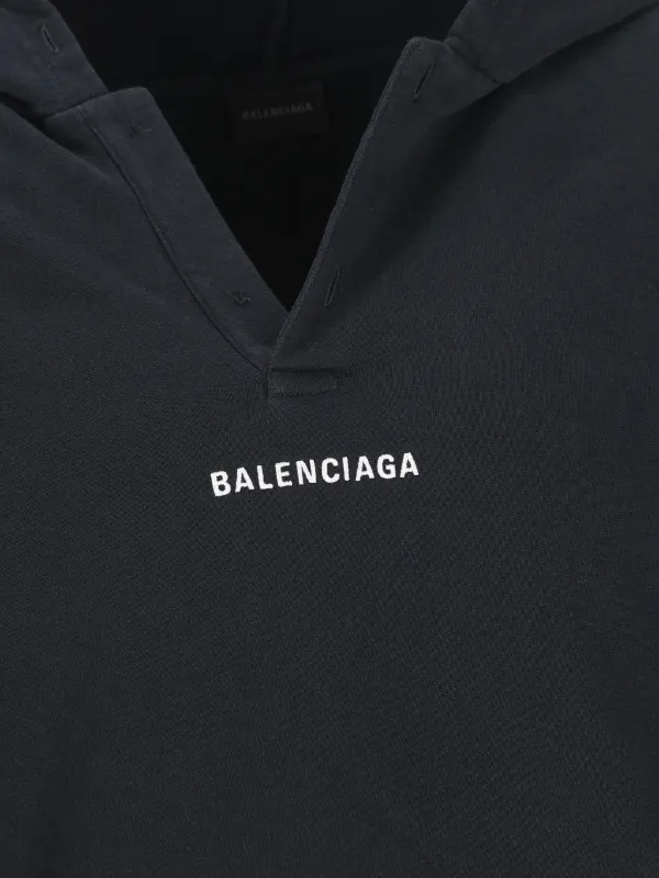Balenciaga ロゴ パーカー | ブラック | FARFETCH JP