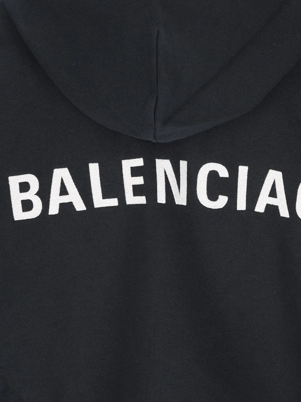 Balenciaga Hoodie met logo Zwart