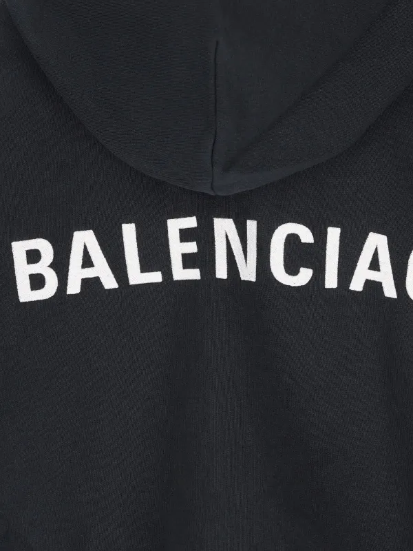 Balenciaga ロゴ パーカー | ブラック | FARFETCH JP