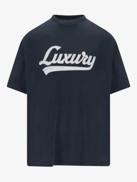 Balenciaga T-Shirt mit Stickerei
