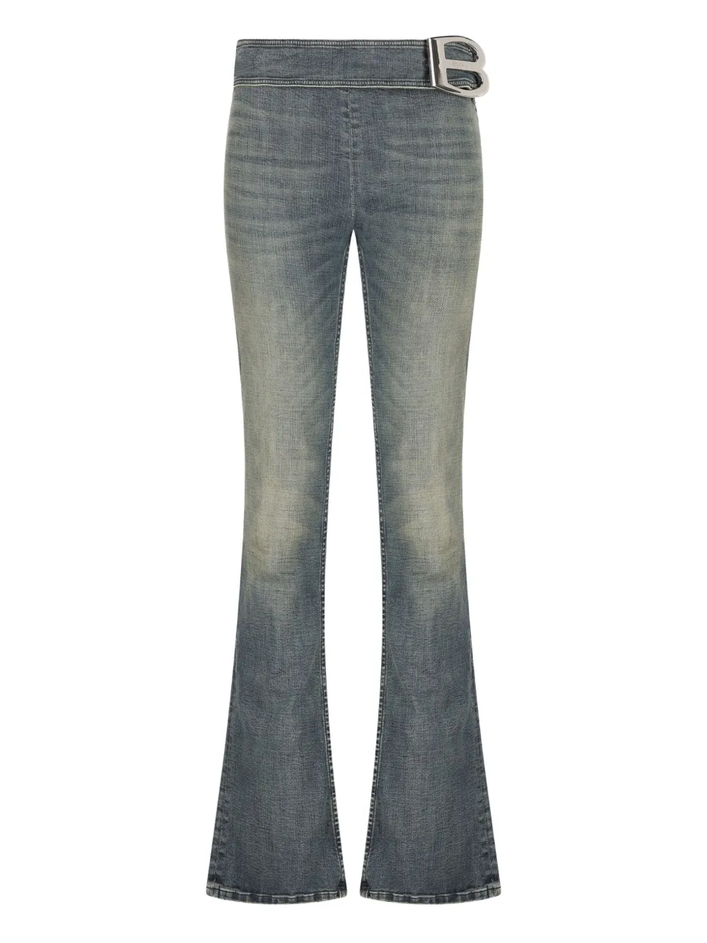 Balenciaga logo-buckle jeans | Blue | Image 1