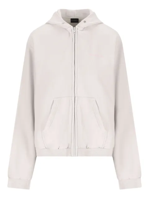 Balenciaga Moletom de capuz com zíper