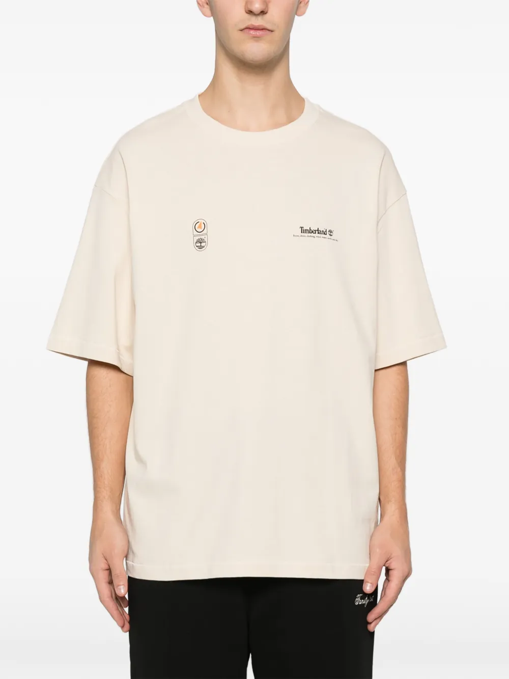 Timberland Graphic-print T-shirt In Neutral