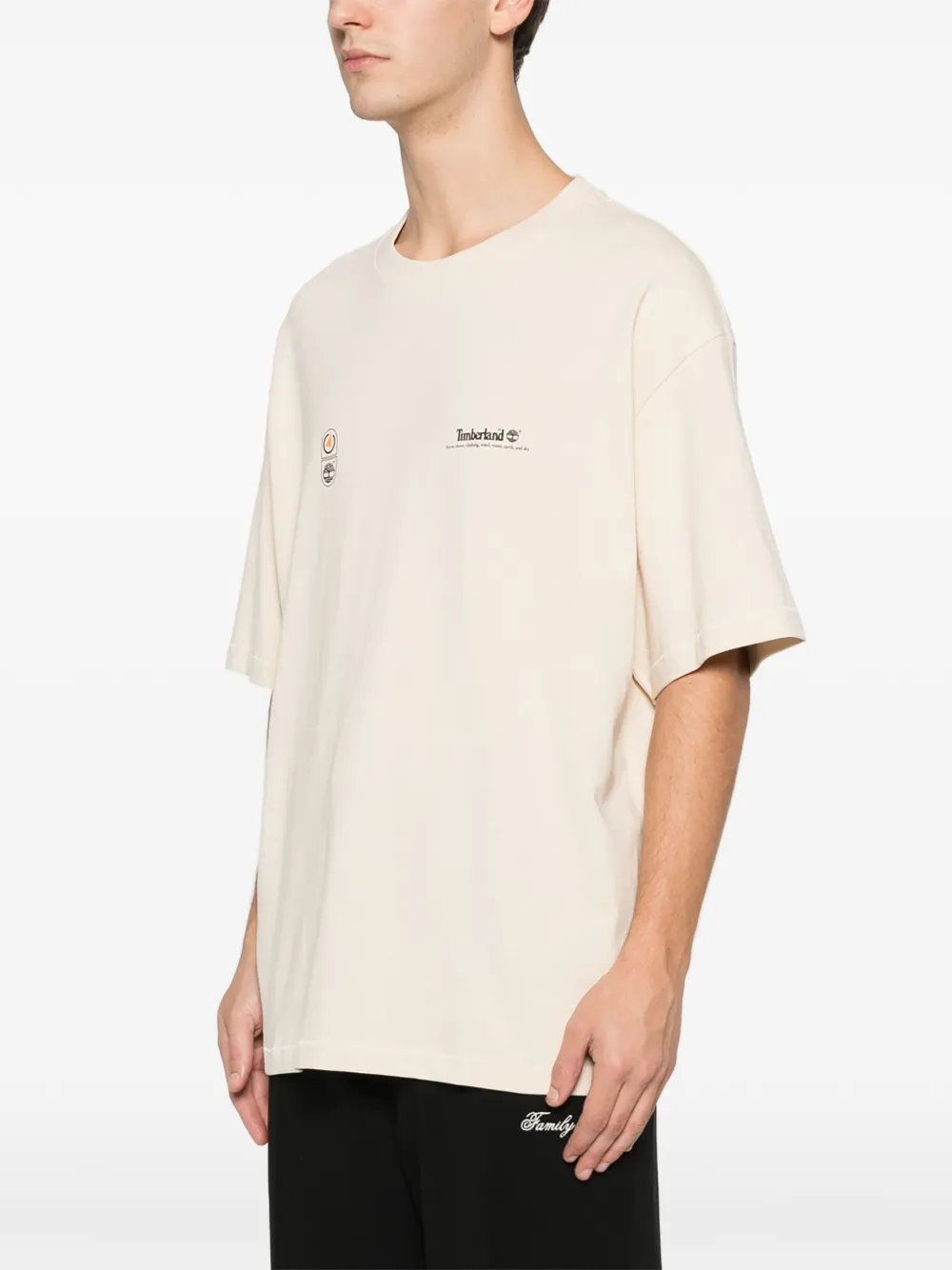 Timberland Graphic-print T-shirt In Neutral