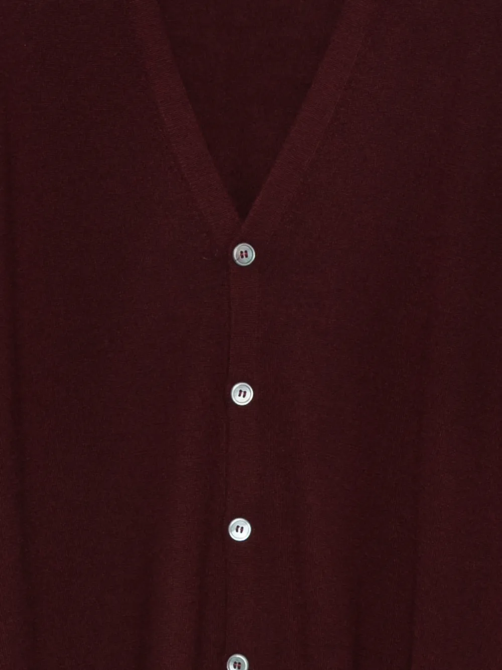 Tagliatore Kieran Buttoned Cardigan In Burgundy