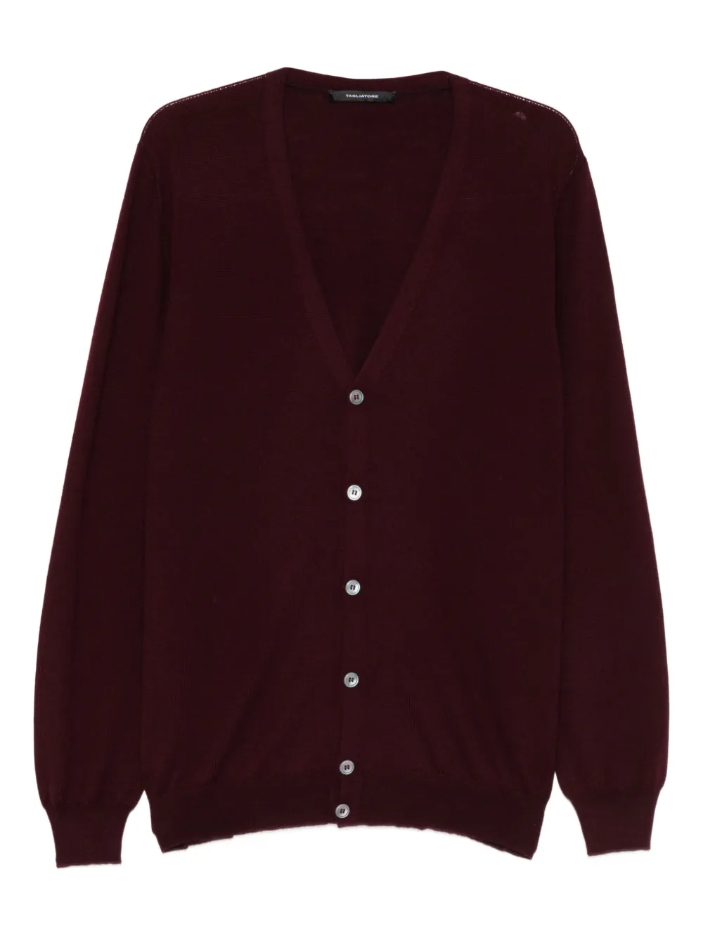 Tagliatore kieran buttoned cardigan | Red | Image 1