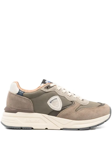 Blauer logo-patch low-top sneakers