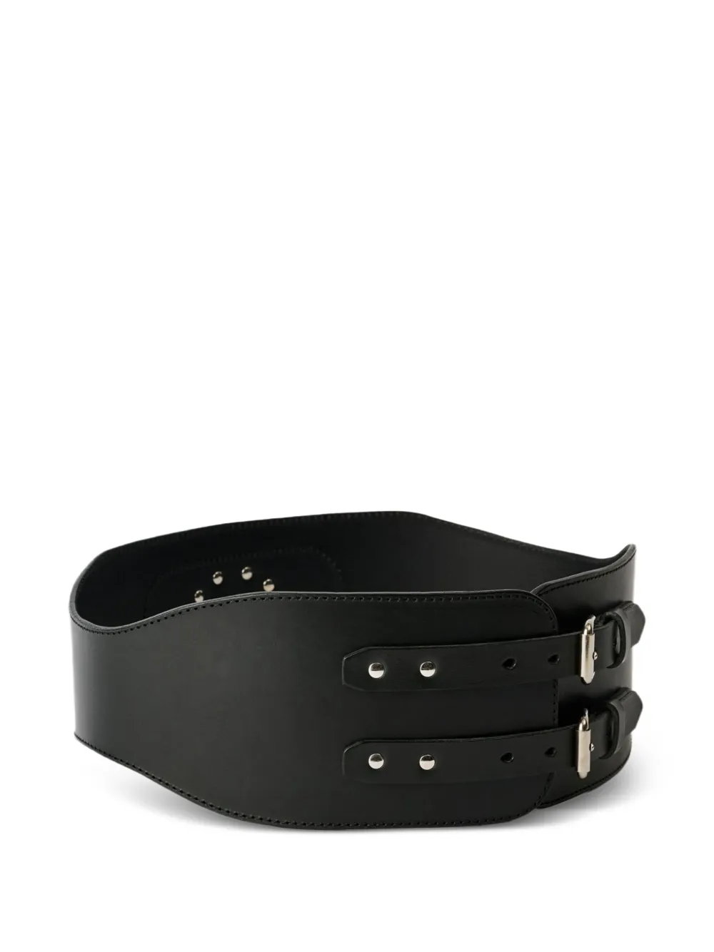 OUR LEGACY Girdle leren riem - Zwart