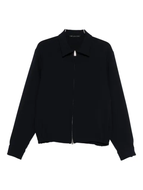 Low Brand point-collar zip-up jacket