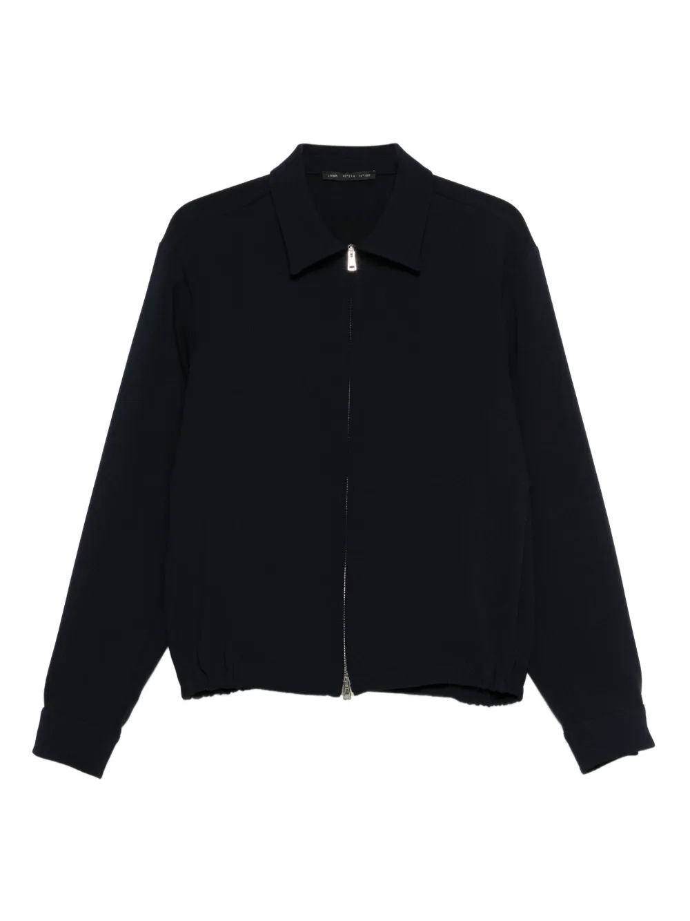 Low Brand point-collar zip-up jacket | Blue | Image 1