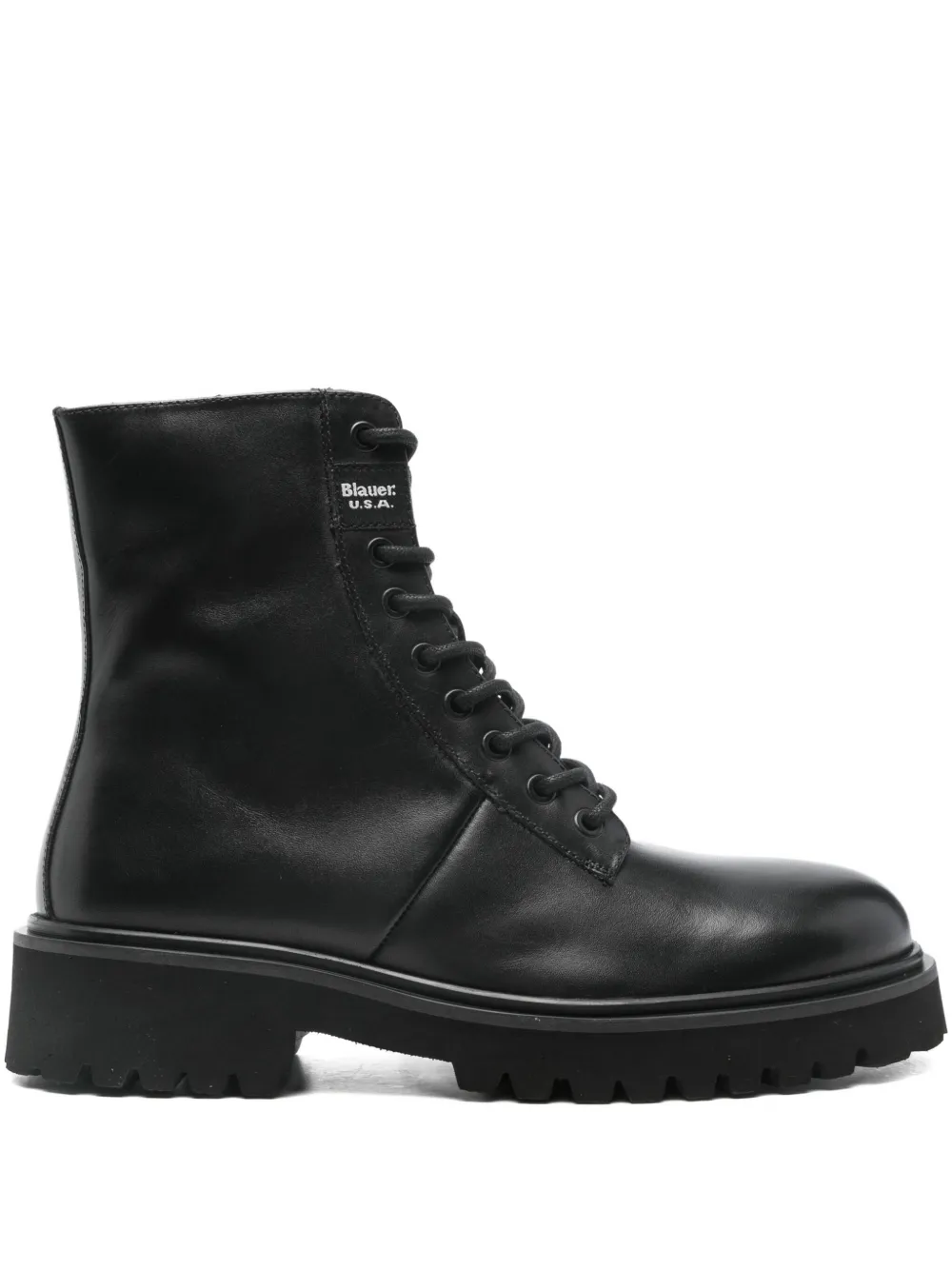Blauer botas biker con cordones | negro | Image 1