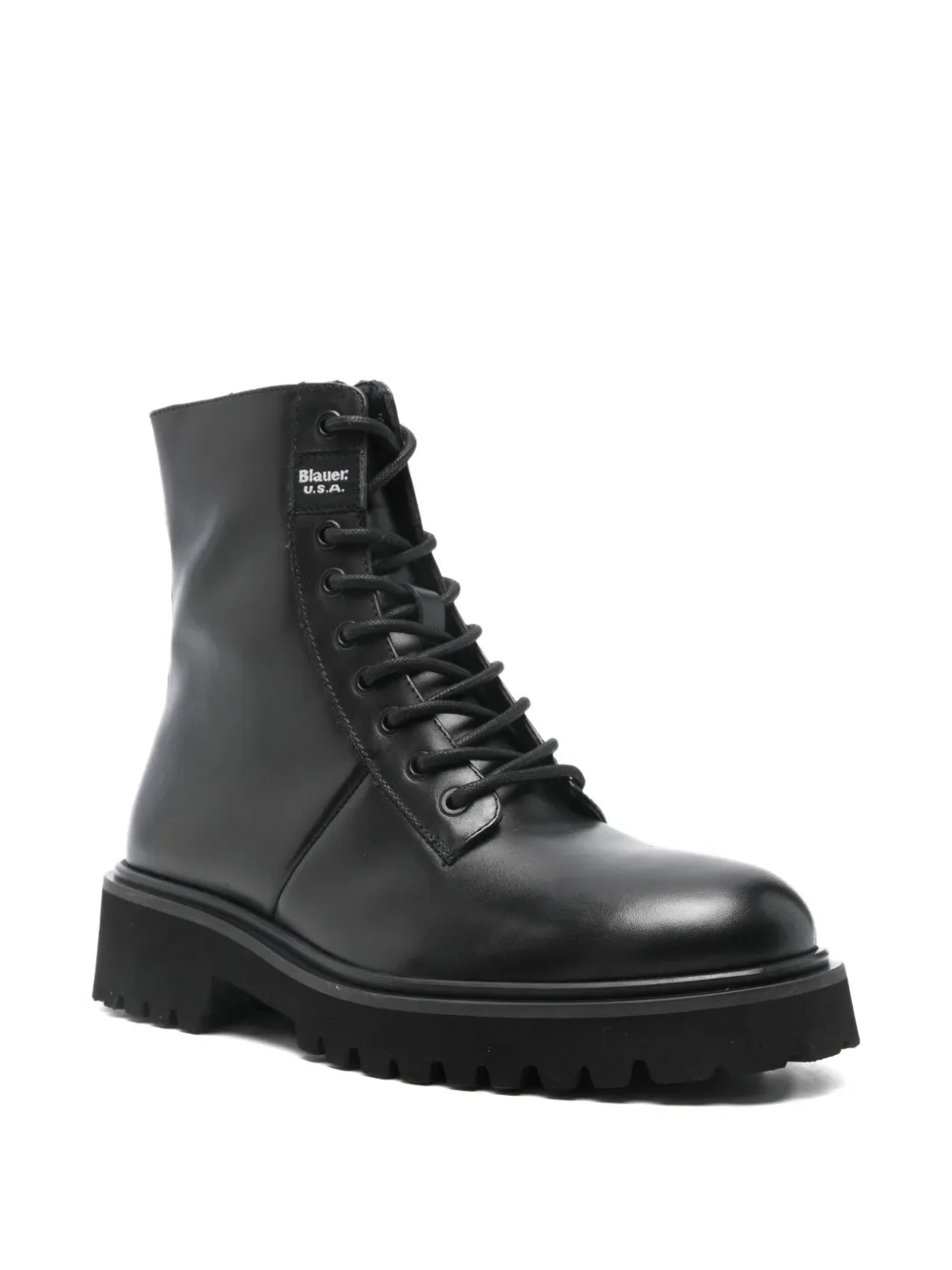 Blauer botas biker con cordones | Botas biker | Image 2
