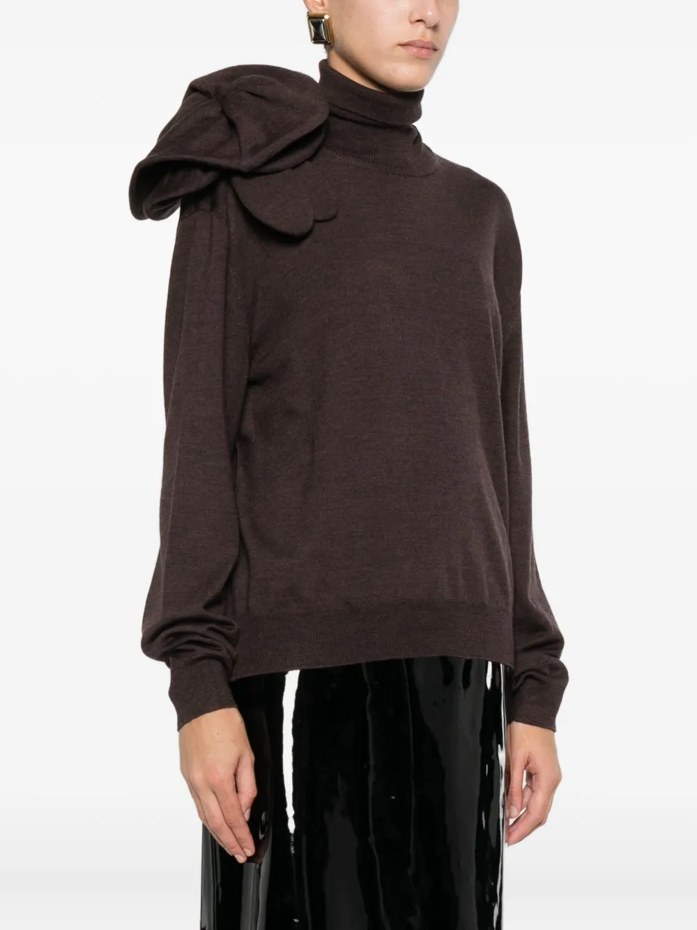 Moschino Coltrui met strikdetail Bruin