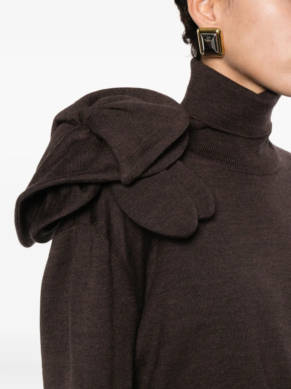 Moschino Coltrui met strikdetail Bruin