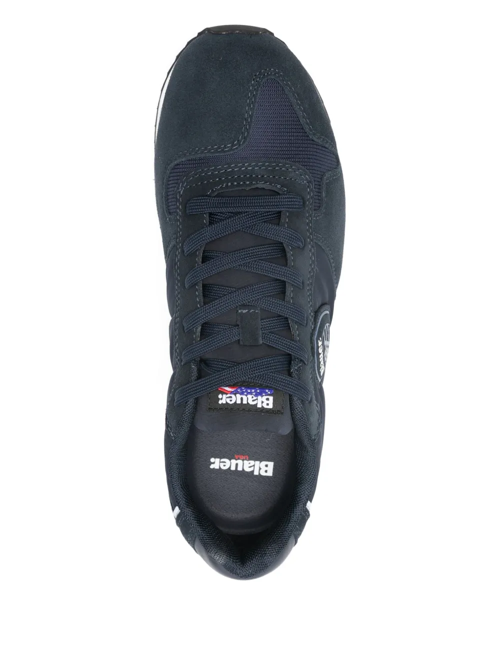 Blauer Logo-patch Low-top Sneakers In Multi