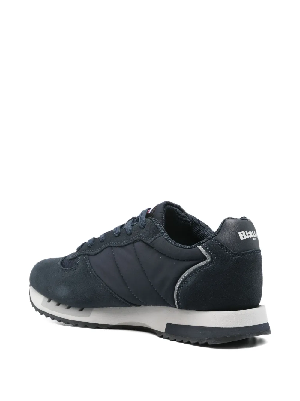 Blauer Logo-patch Low-top Sneakers In Multi