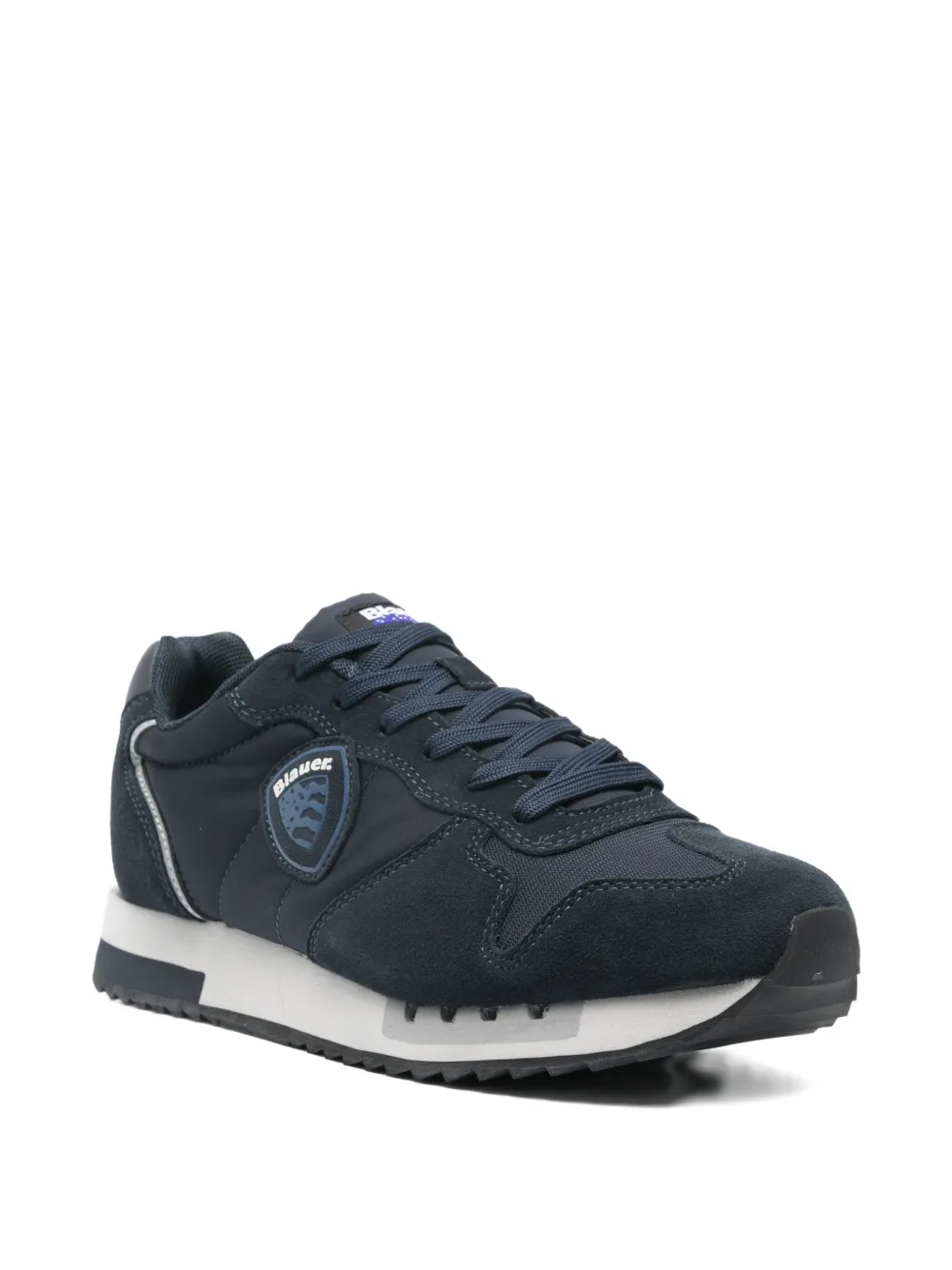 Blauer Logo-patch Low-top Sneakers In Multi