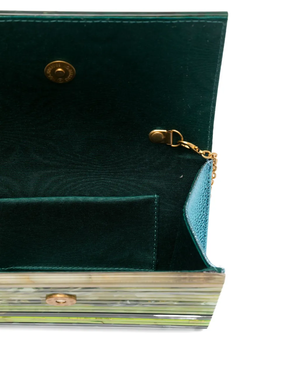 Kurt Geiger Party Eagle Clutch Bag In Gray
