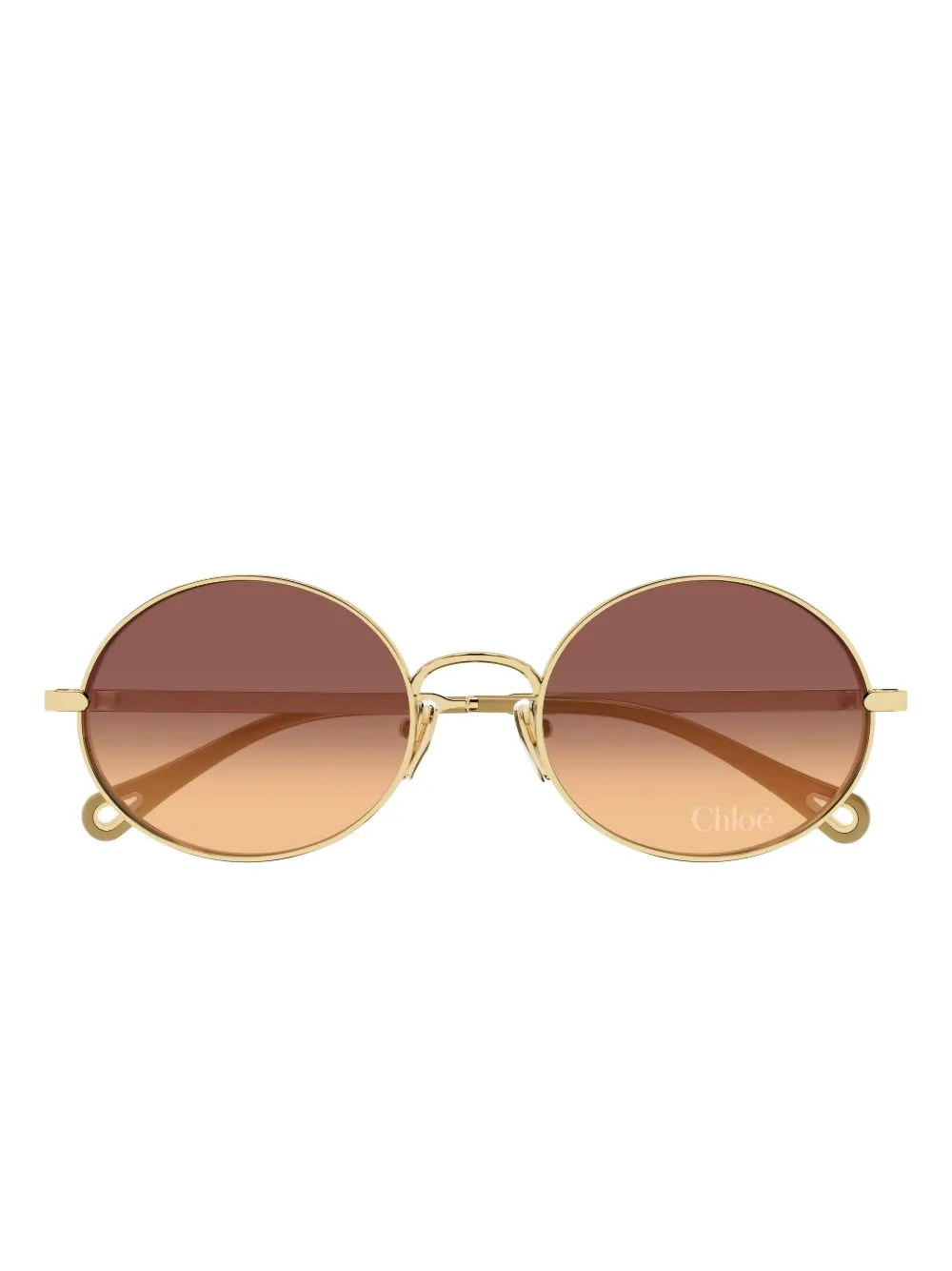 Chloé Ch0326s Round Frame Sunglasses In Brown