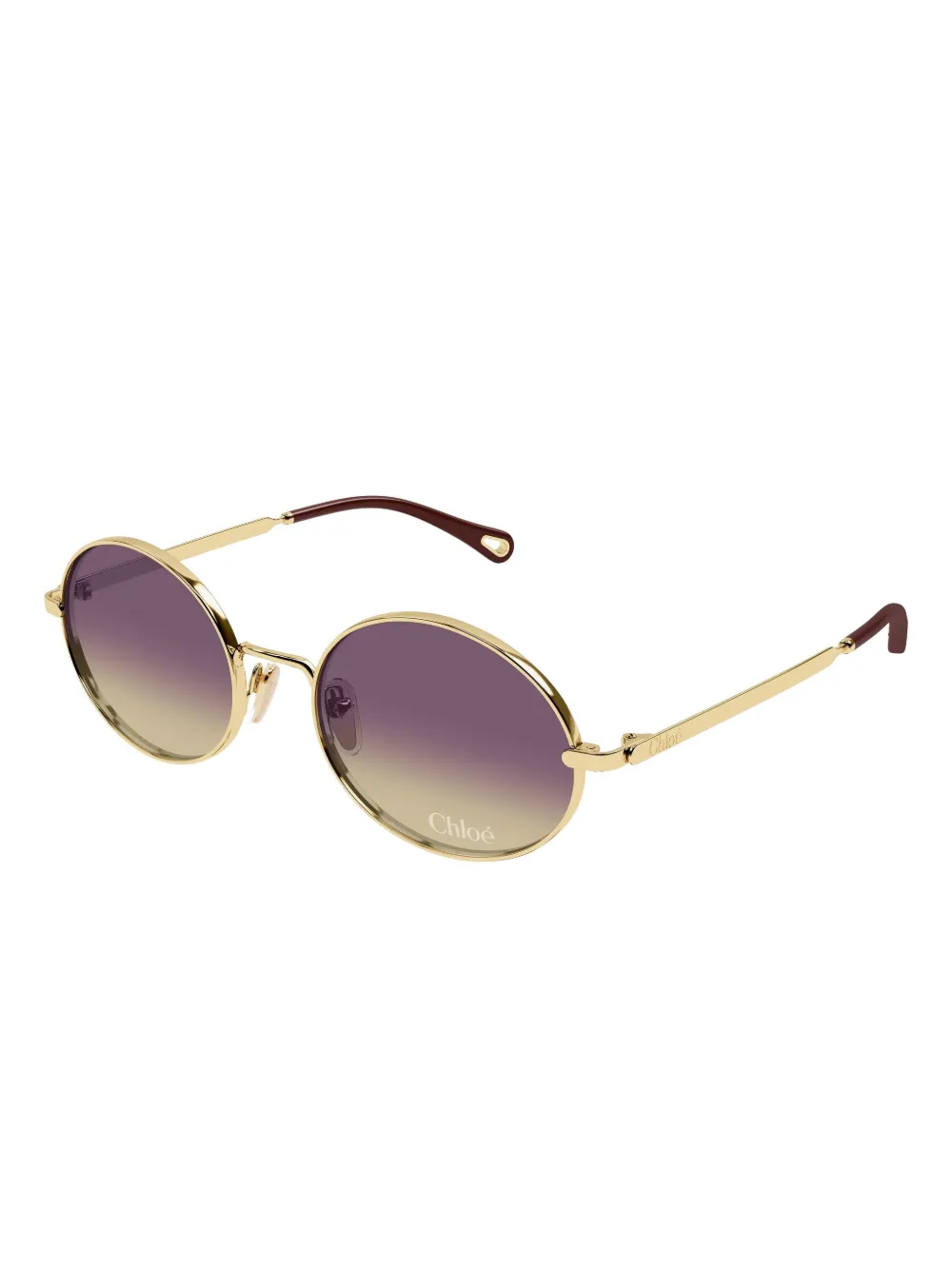Chloé Eyewear Occhiali da sole tondi CH0326S - Oro