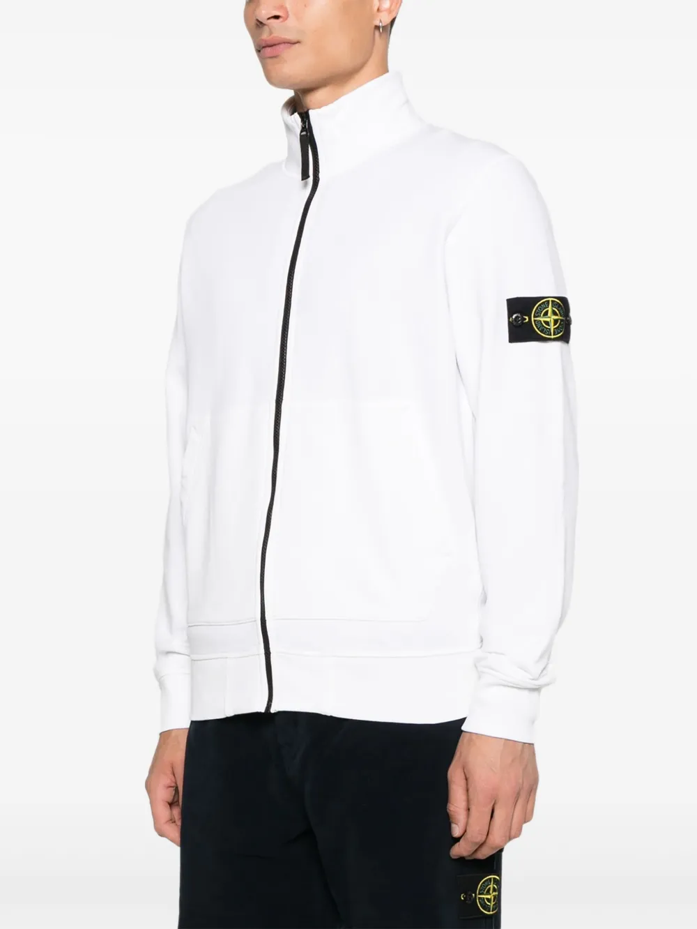 Stone Island Trui met rits Wit